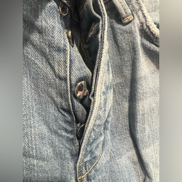 Sam Edelman Blue Wide Leg Crop Jeans size 32 - Picture 2 of 9